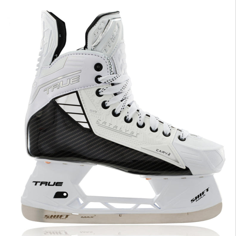 True Catalyst 5X4 Junior Hockey Skates - Whiteout