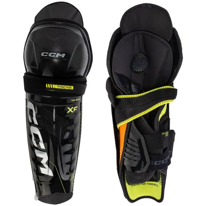 CCM TACKS XF JUNIOR HOCKEY SHIN PADS