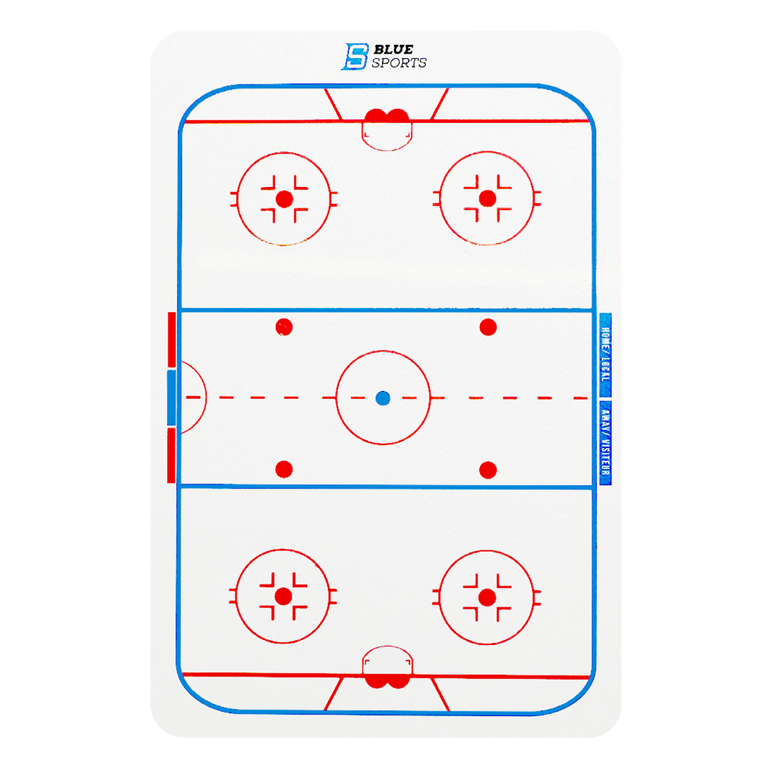 BLUE SPORT POCKET SIZE HOCKEY COACH BOARD – 6″ X 14″