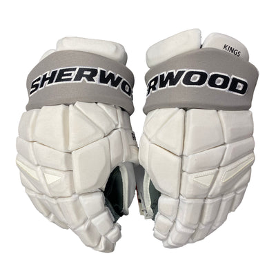 Sherwood Rekker Legend One Pro - Pro Stock Gloves - Los Angeles Kings (White-out)