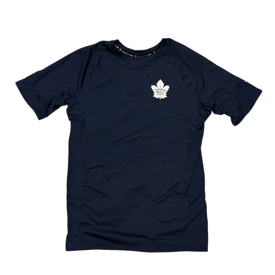 Fanatics Team Issued Pro Authentic Baselayer Short Sleeve Shirt Toronto Maple Leafs