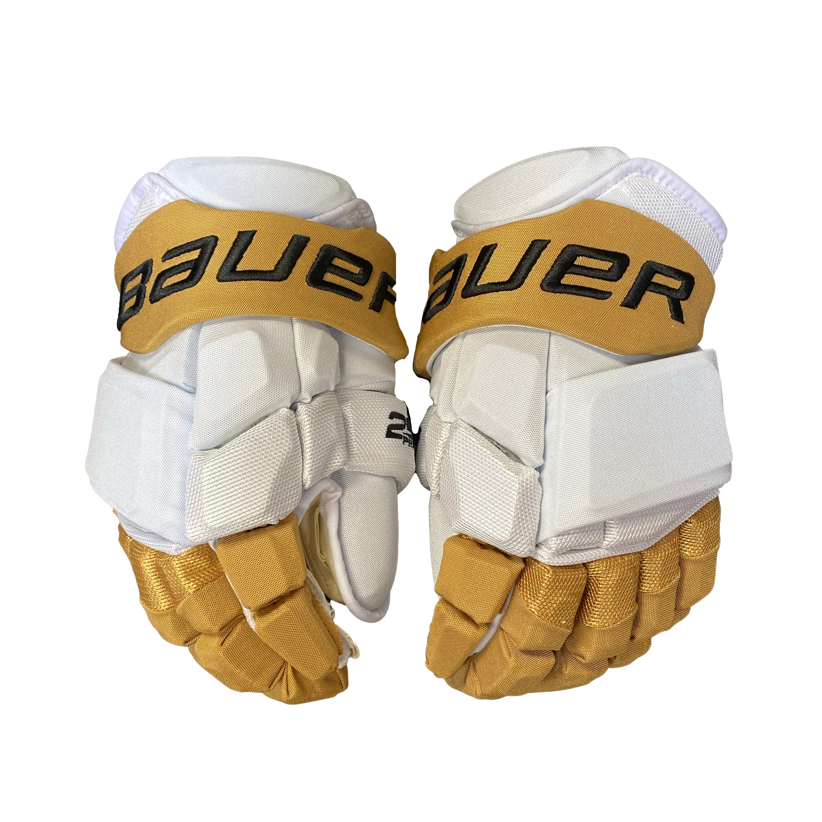 Bauer Supreme 2S Pro Pro Stock Hockey Gloves Vegas Golden