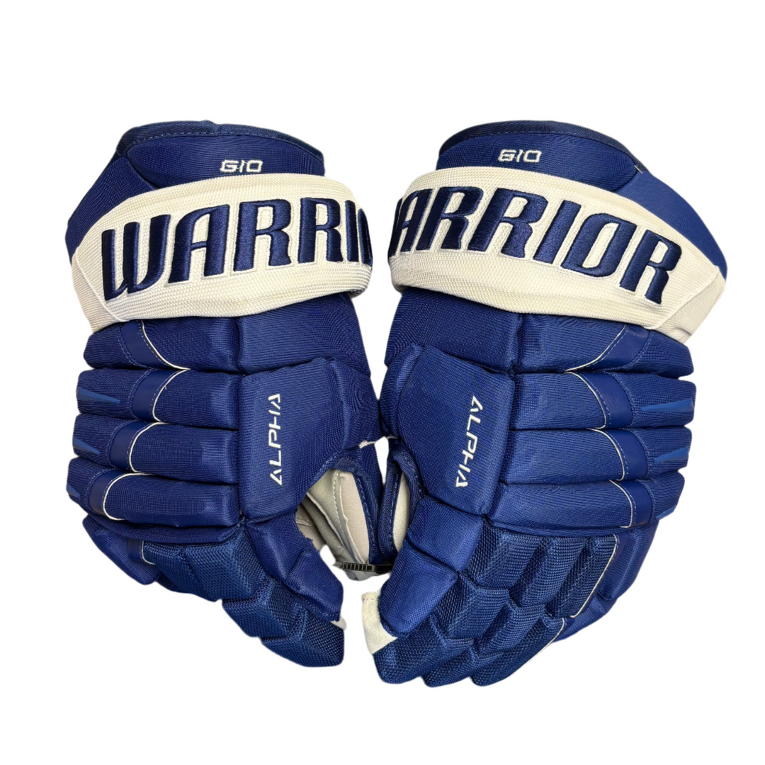 Warrior Alpha DX - Toronto Maple Leafs - Pro Stock Hockey Glove - Mark Giordano
