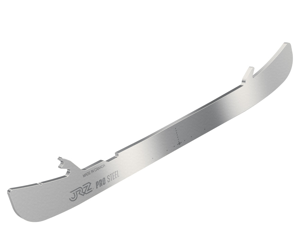 JRZ Pro Steel Skate Blades Multi Fit Steel Skate Blades (Bauer Edge and CCM XS)