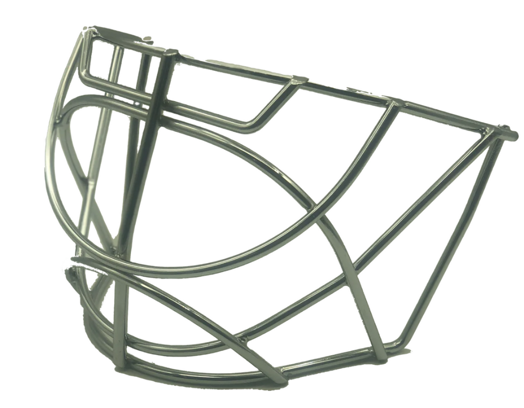 Wall Non-Certified Single Bar Cat-Eye Cage - Pro Stock Goalie Cage