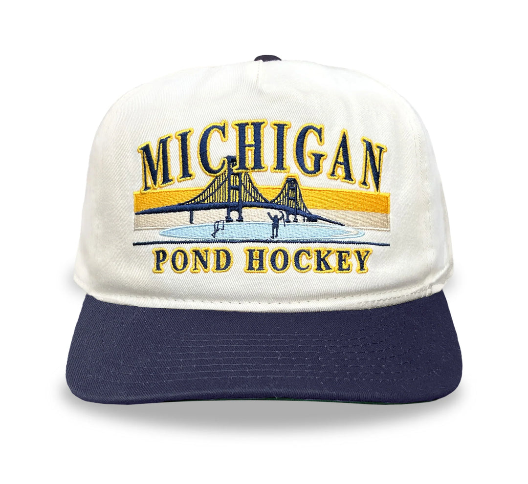 Celly Hockey Co - Michigan Pond Hockey Snapback: Cream