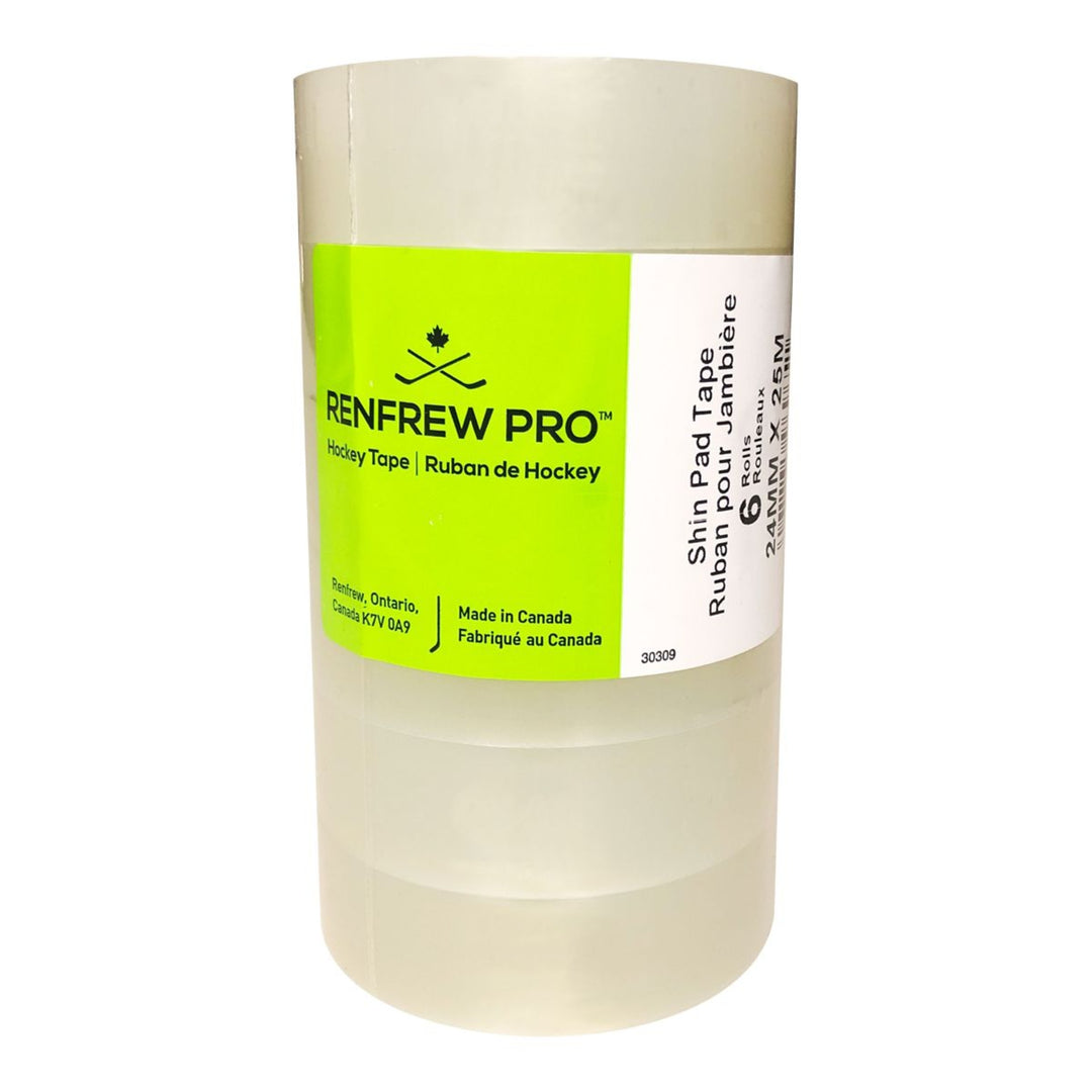 Renfrew Pro Clear Shin Guard Tape - 6 Pack