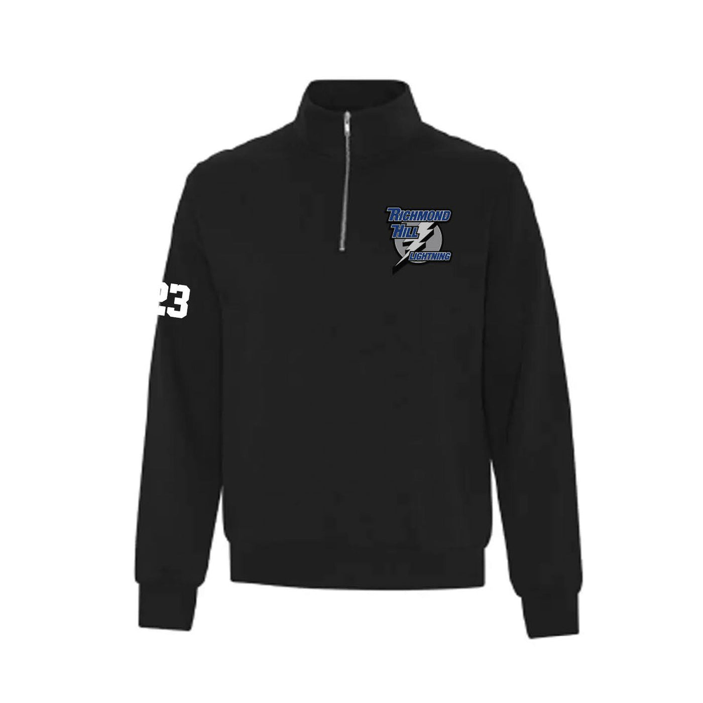 Richmond Hill Lightning Team 1/4 Zip 2023 - Previously Numbered