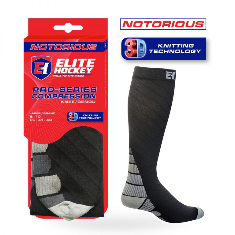 Elite Senior Pro-Series Compression Knee Notorious Socks