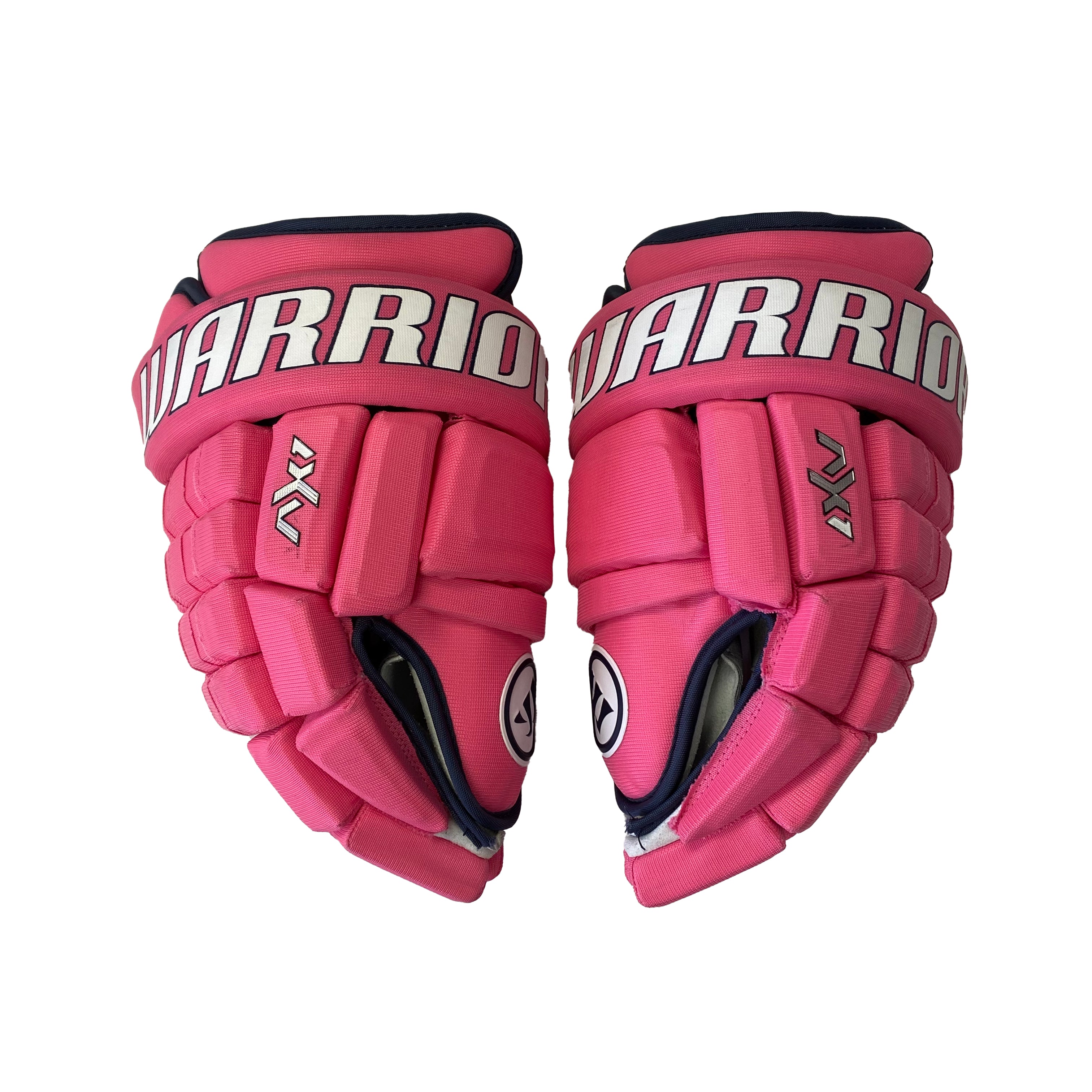 pinke eishockey handschuhe Warrior Franchise - Eisb√§ren Berlin - Pro Stock Glove
