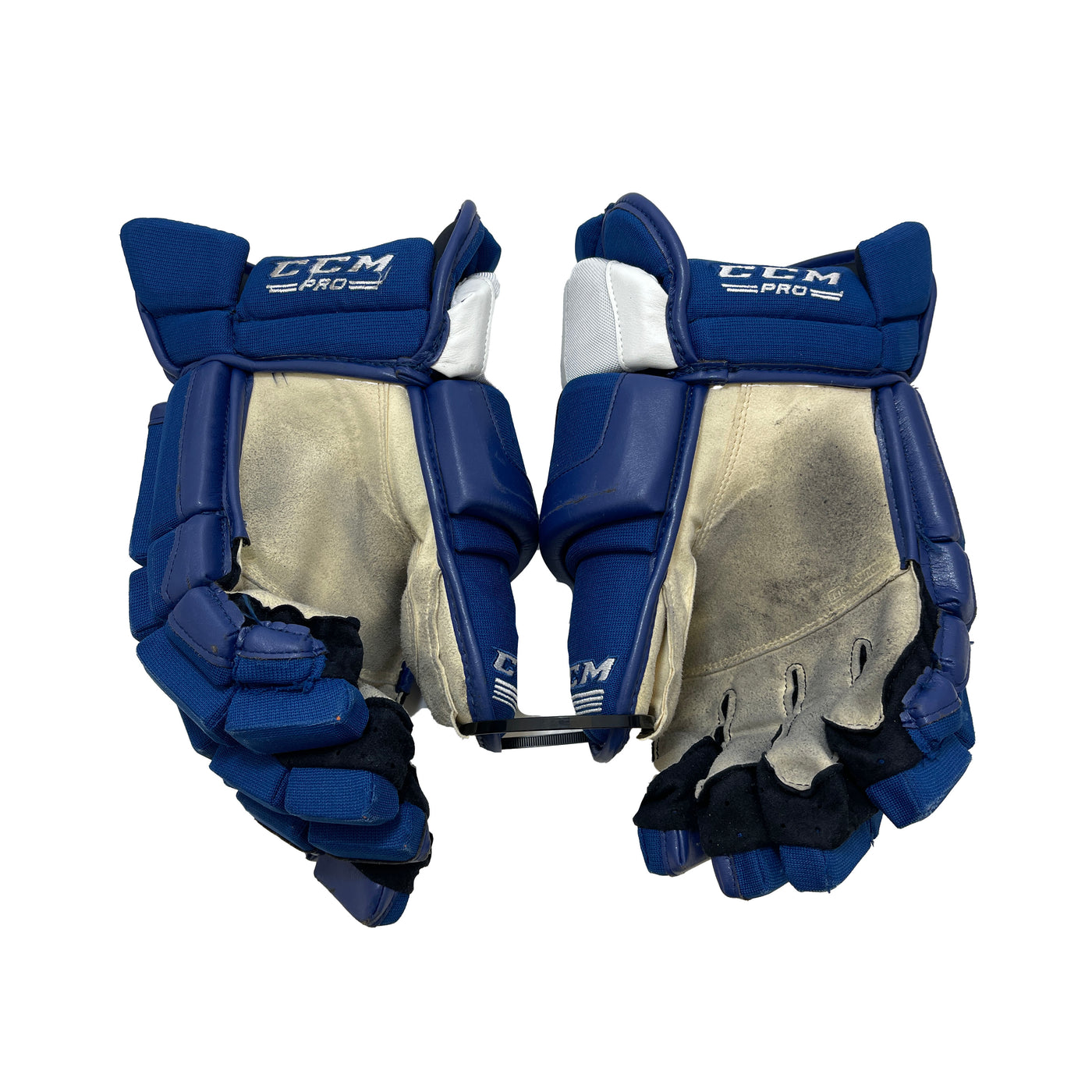 CCM HG50XP Toronto Maple Leafs 15" Pro Stock Gloves - Martin Marincin
