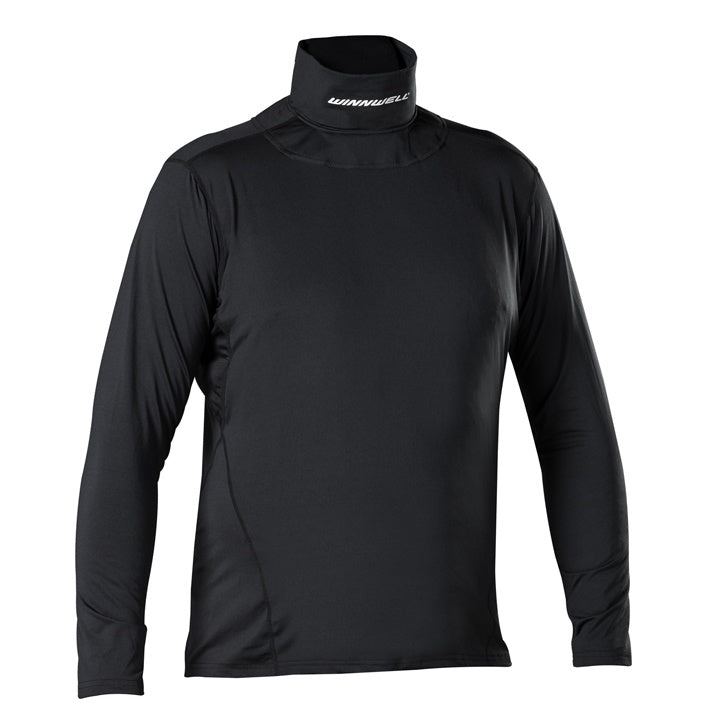 Winnwell Senior Long Sleeve Base Layer with Neck Guard