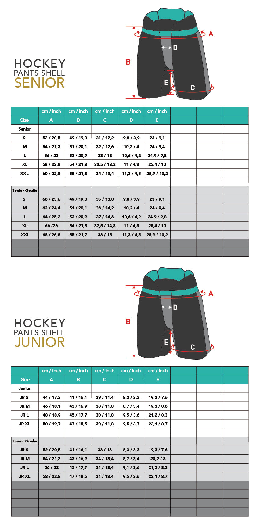 Custom Hockey Pant Shell Sublimated