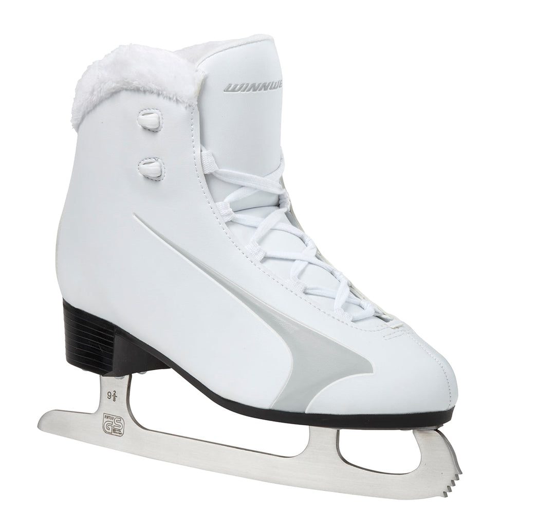 Winnwell Figure Skate With Fur Collar - Junior