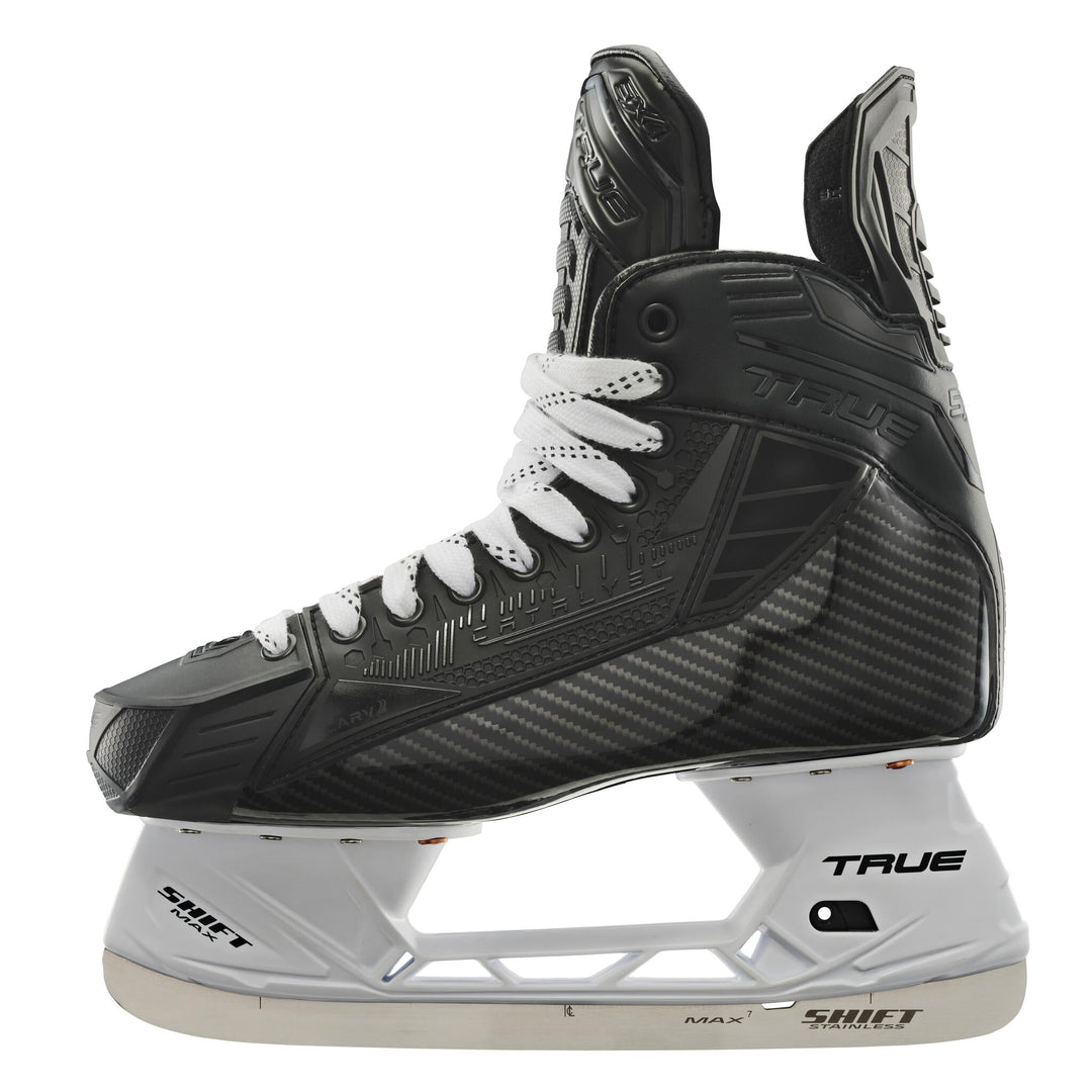 True Catalyst 5X4 Senior Hockey Skates - Blackout