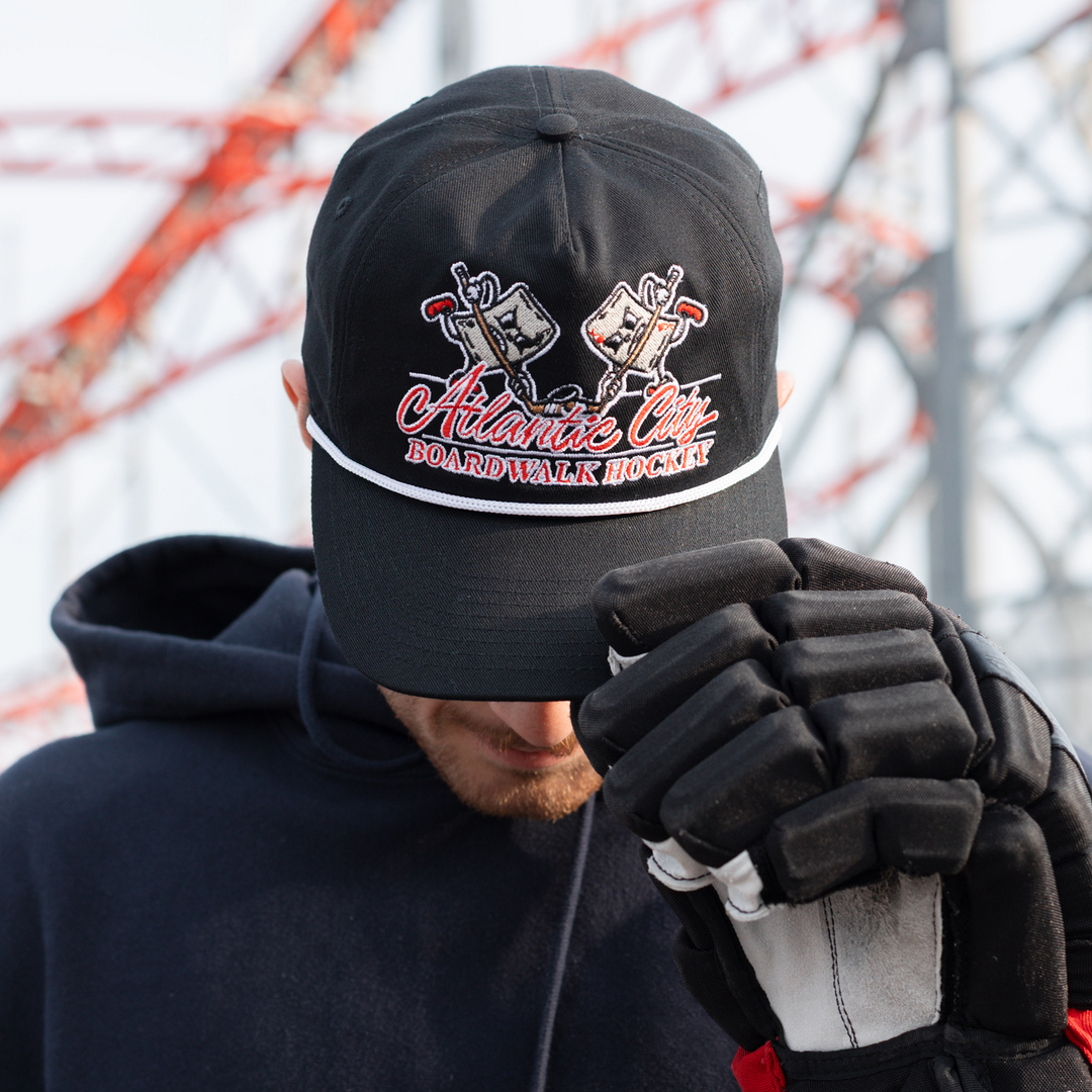 Celly Hockey Co. - Atlantic City Boardwalk Hockey Snapback: Black