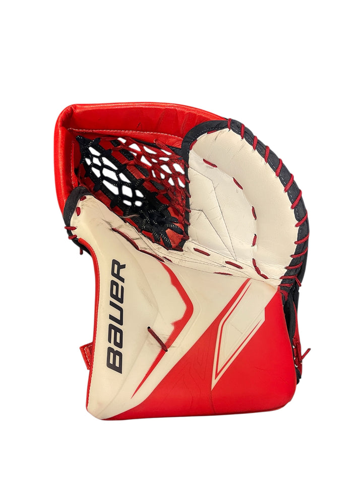 Bauer Flylite Standard Pro Stock Goalie Set (Pads, Blocker, Catcher) - Oshawa Generals