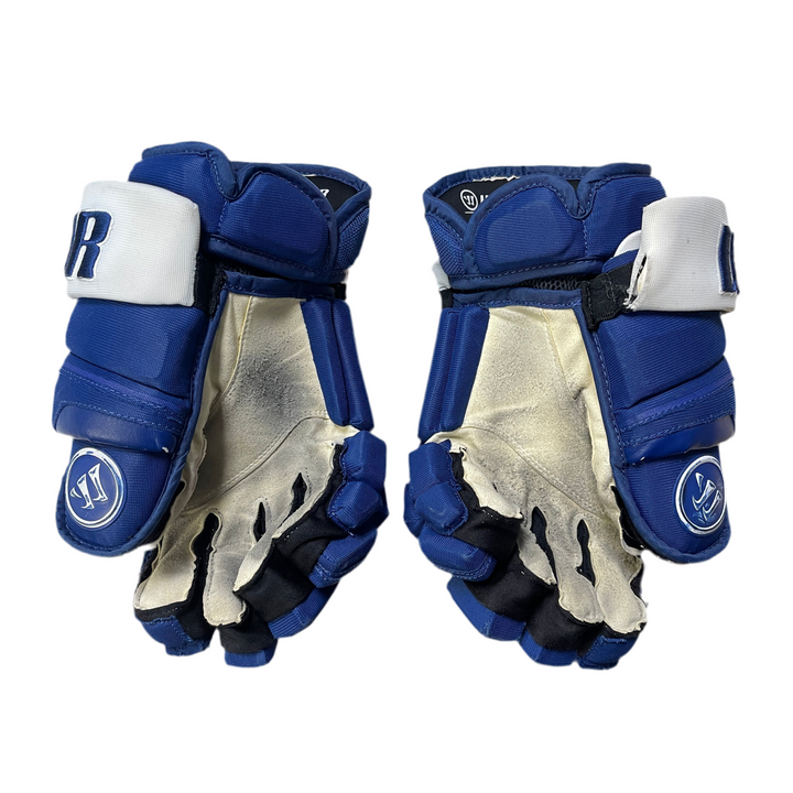 Warrior Covert Pro Stock Hockey Gloves - Toronto Maple Leafs - Used - DM
