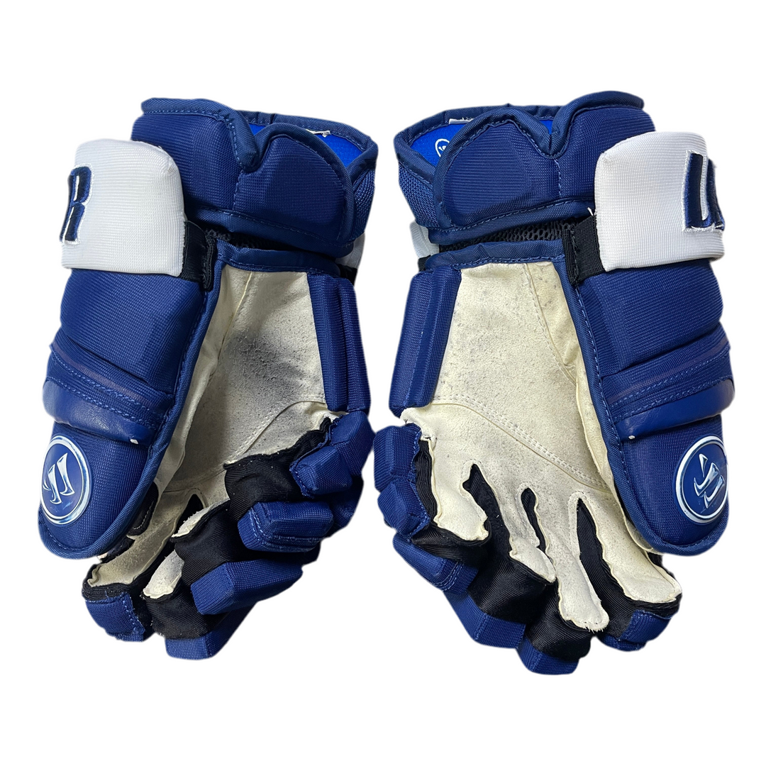 Warrior Covert Pro Stock Hockey Gloves - Toronto Maple Leafs - Used - DM