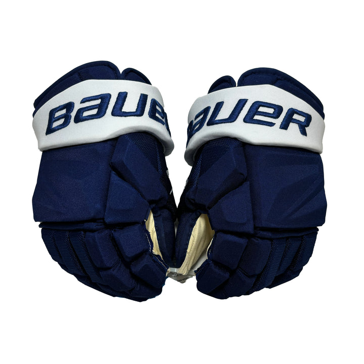 Bauer Vapor Hyperlite - Toronto Maple Leafs - Pro Stock Hockey Gloves - Luke Schenn