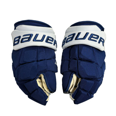 Bauer Supreme Ultrasonic - Pro Stock Hockey Gloves - Toronto Maple Leafs - Zach Aston-Reese