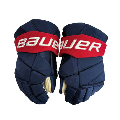 Bauer Vapor Hyperlite - Pro Stock Hockey Gloves - Washington Capitals Team Stock