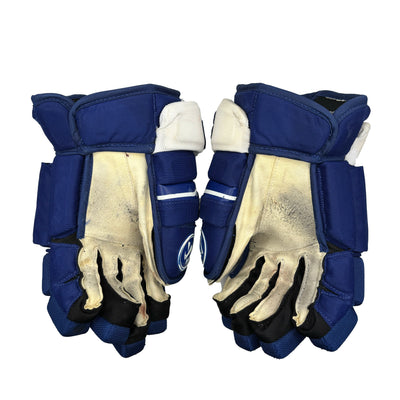 Warrior Alpha QX -  Toronto Maple Leafs - Used Pro Stock Glove - JM - Short Cuff