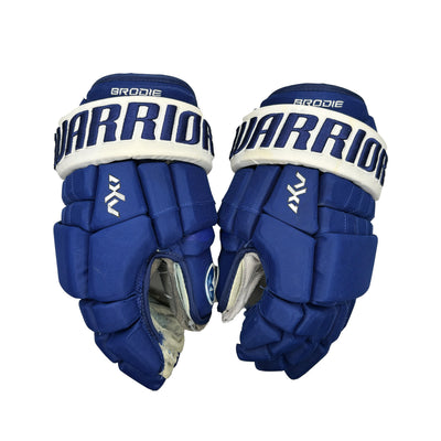 Warrior Franchise AX1 -  Toronto Maple Leafs - Used Pro Stock Glove - TJB
