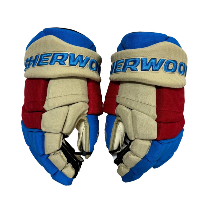 Sherwood CODE Photon 1 - Pro Stock Hockey Gloves - New York Rangers (Winter Classic)
