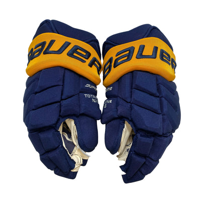Bauer Supreme TotalOne NXG - Buffalo Sabres - Pro Stock Hockey Gloves - Team Issue
