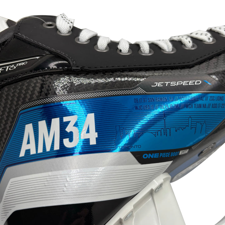 CCM Jetspeed FT6 Pro - Pro Stock Hockey Skate - Toronto Maple Leafs - Auston Matthews