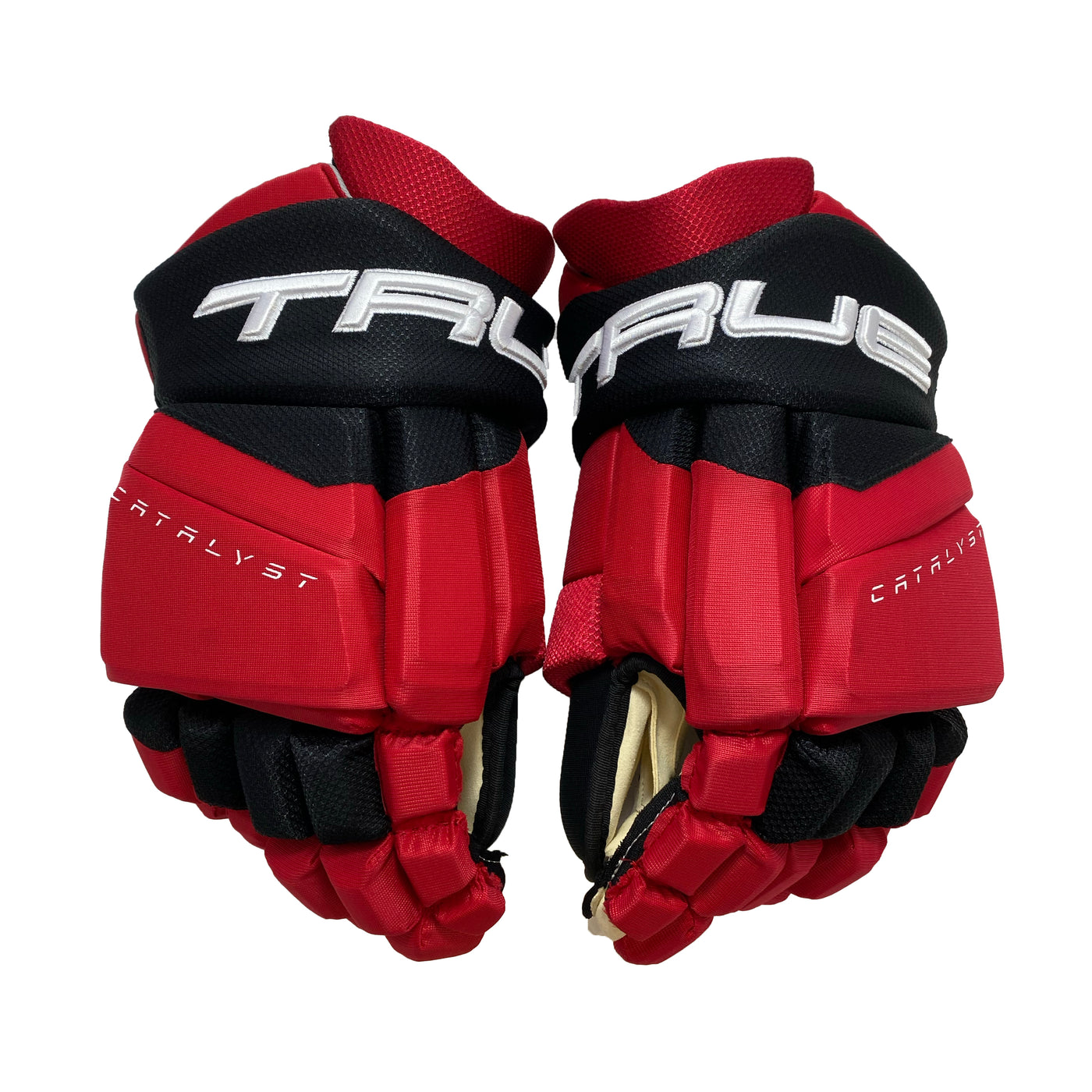 True Catalyst Pro Custom Carolina Hurricanes Hockey Gloves