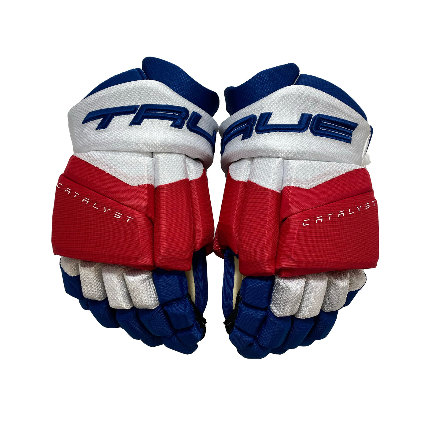 True Catalyst Pro Custom New York Rangers Hockey Gloves