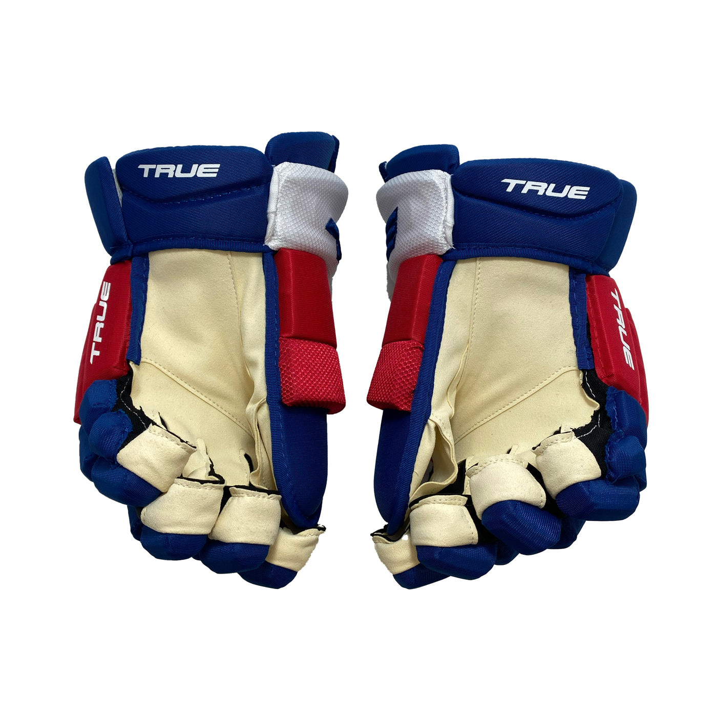True Catalyst Pro Custom New York Rangers Hockey Gloves