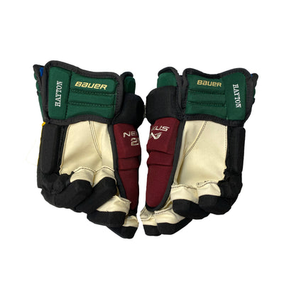 Bauer Nexus 2N Pro - Pro Stock Hockey Gloves - Arizona Coyotes - Barrett Hayton