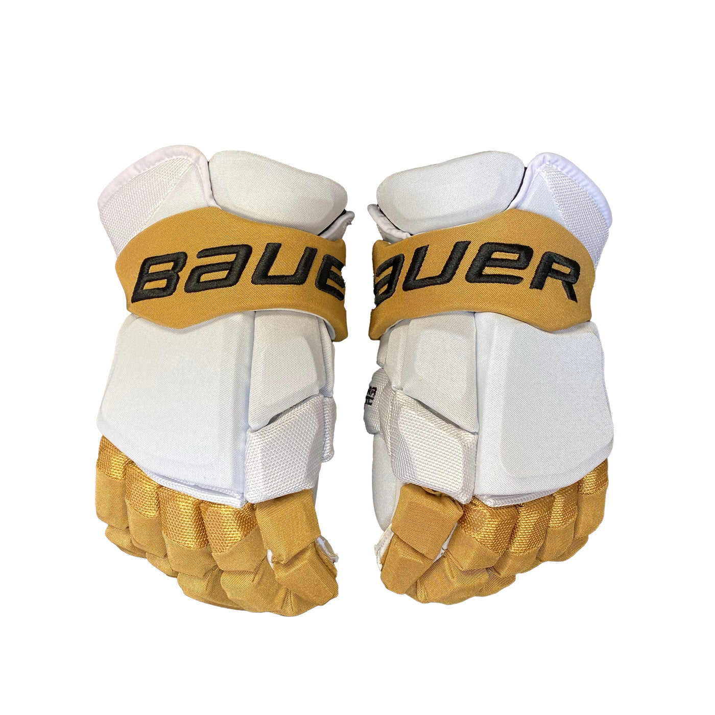 Bauer Supreme Ultrasonic - Pro Stock Hockey Gloves - Vegas Golden Knights - Keegan Kolesar