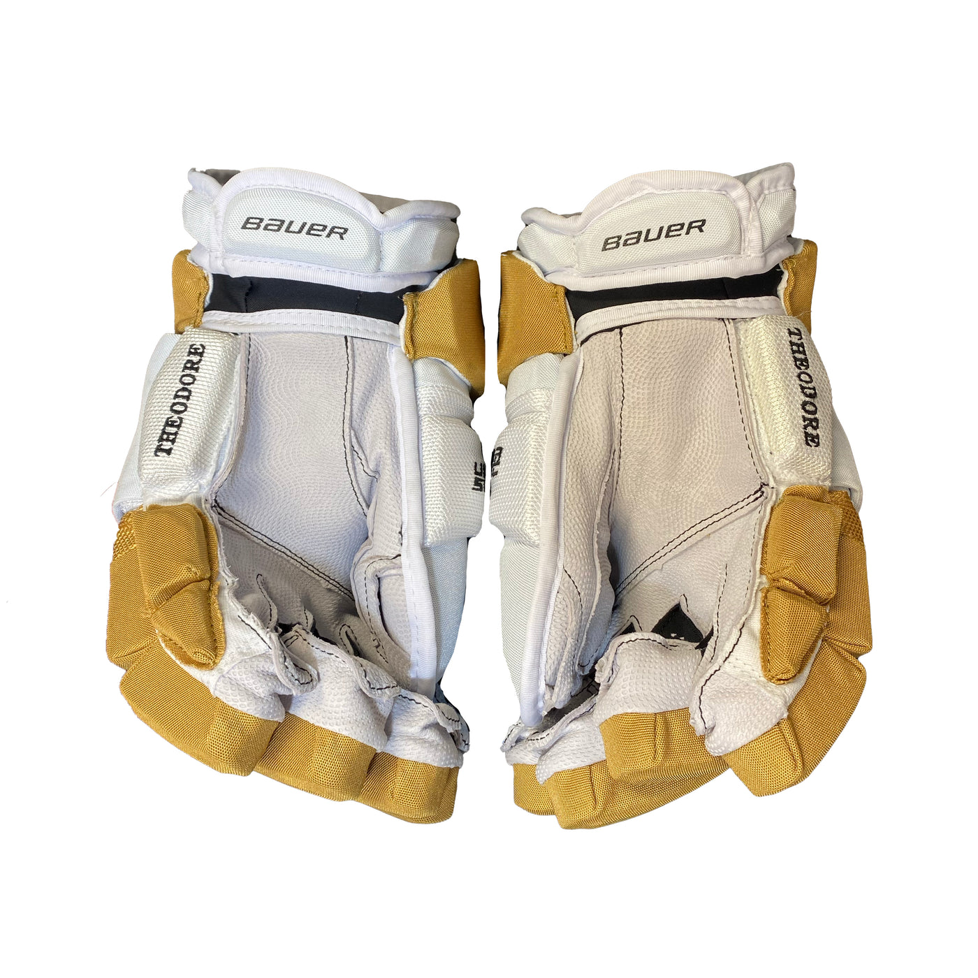 Bauer Supreme Ultrasonic - Pro Stock Hockey Gloves - Vegas Golden Knights - Shea Theodore