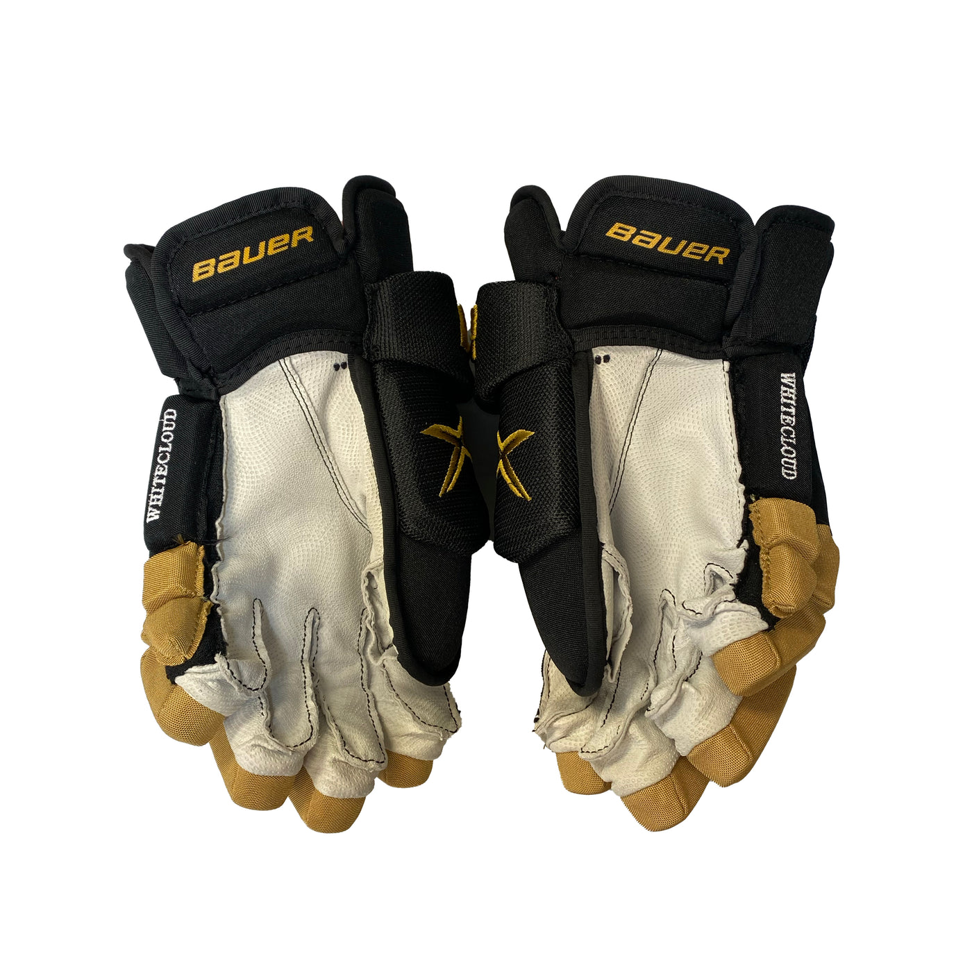 Bauer Vapor 2X Pro - Pro Stock Hockey Gloves - Vegas Golden Knights - Zach Whitecloud