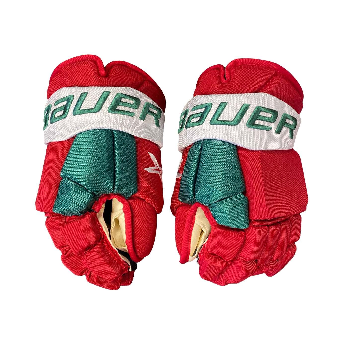 Bauer Vapor 2X Pro - Pro Stock Hockey Gloves - New Jersey Devils - Brendan Smith