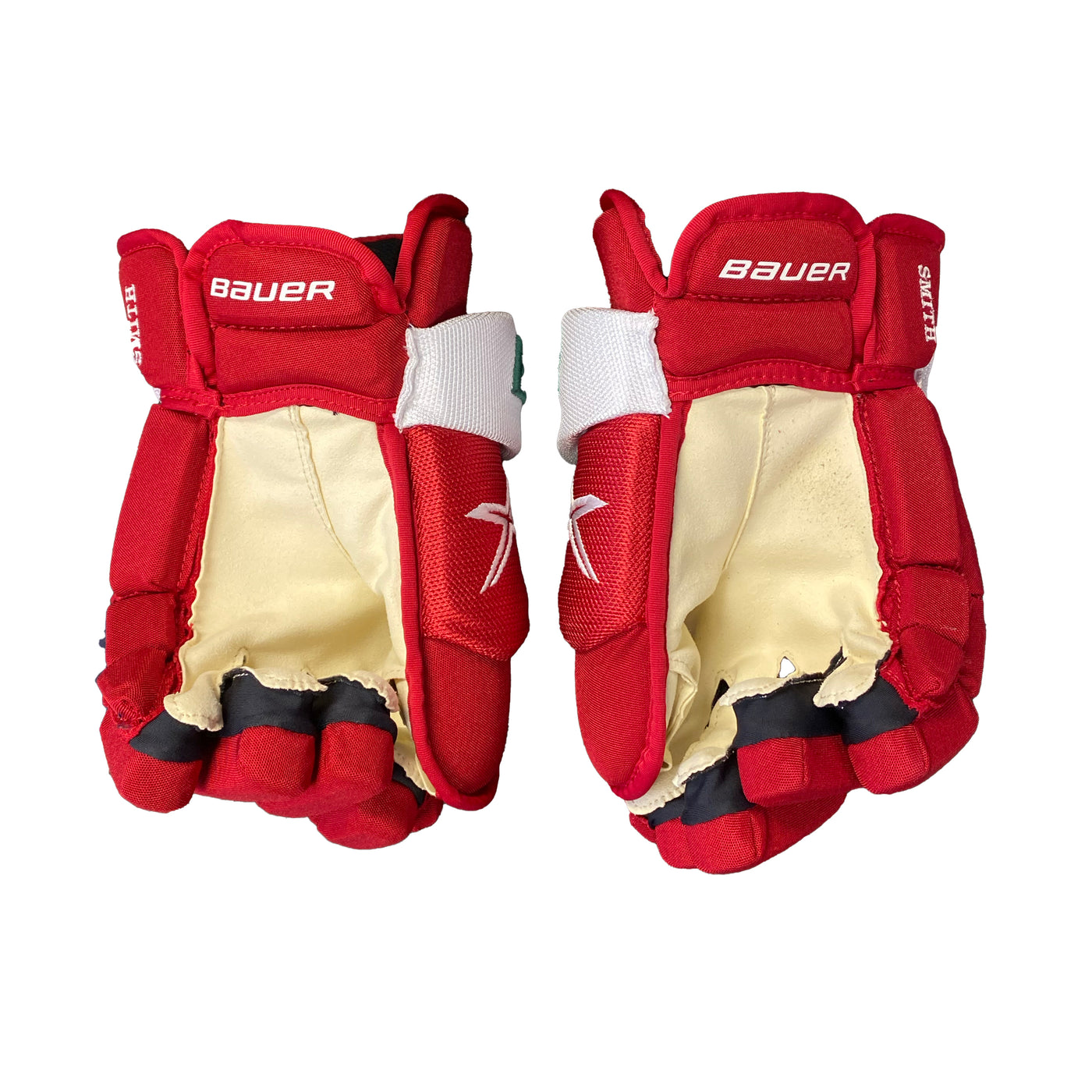 Bauer Vapor 2X Pro - Pro Stock Hockey Gloves - New Jersey Devils - Brendan Smith