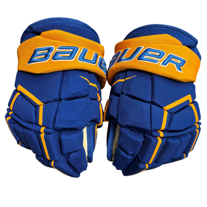 Bauer Supreme Ultrasonic - Lake Superior State University Lakers - Pro Stock Hockey Gloves