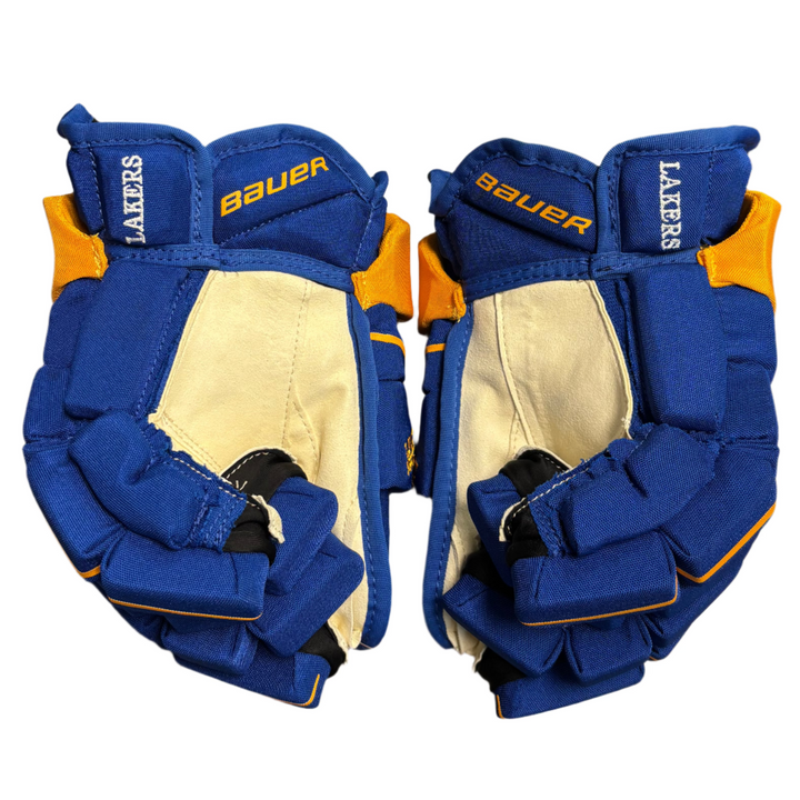 Bauer Supreme Ultrasonic - Lake Superior State University Lakers - Pro Stock Hockey Gloves