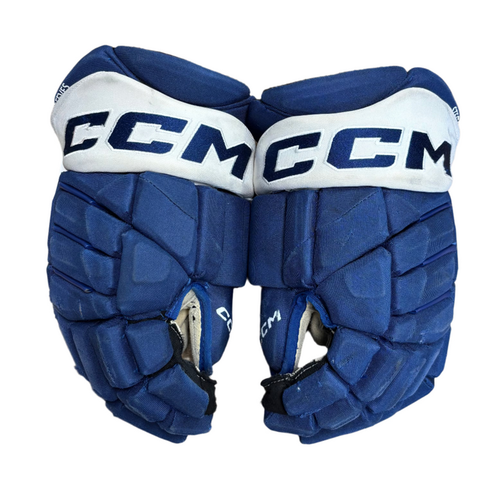 CCM Jetspeed FT1 Pro Stock Hockey Gloves - Toronto Maple Leafs - Used