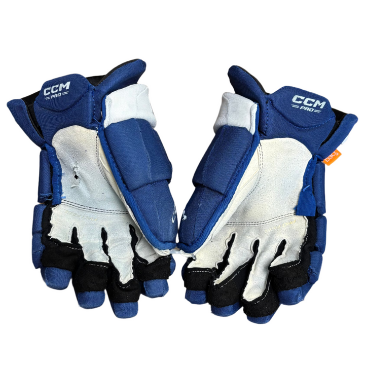 CCM Jetspeed FT1 Pro Stock Hockey Gloves - Toronto Maple Leafs - Used