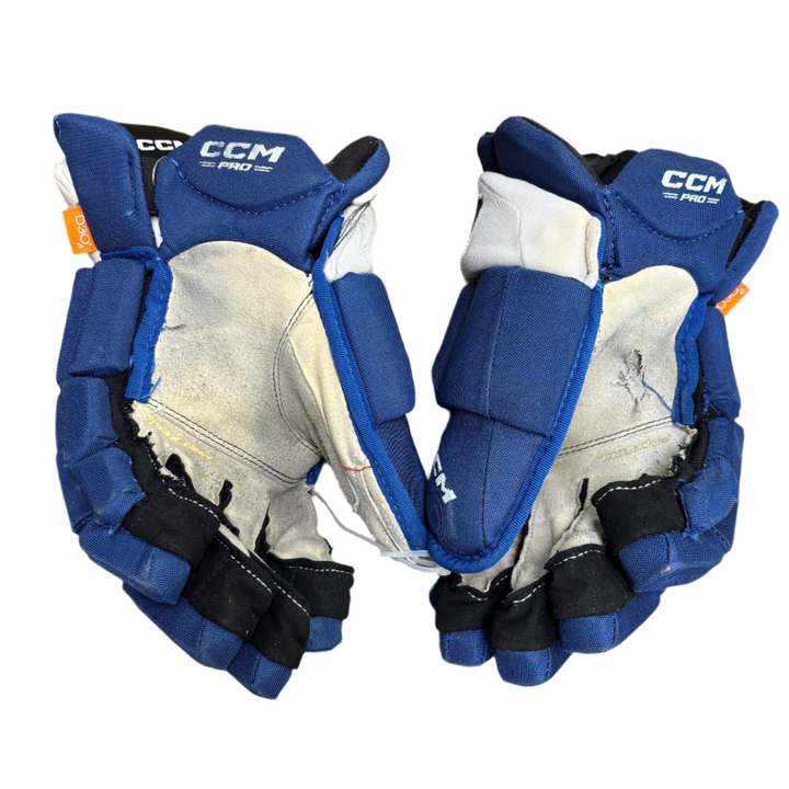 CCM Jetspeed FT1 Pro Stock Hockey Gloves - Toronto Maple Leafs - Used