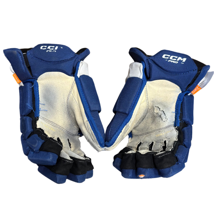 CCM Jetspeed FT1 Pro Stock Hockey Gloves - Toronto Maple Leafs - Used