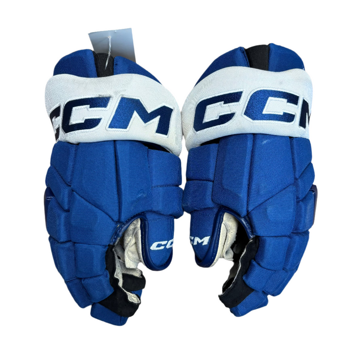 CCM Tacks HGTKXP - Pro Stock Hockey Gloves - Toronto Maple Leafs - Used