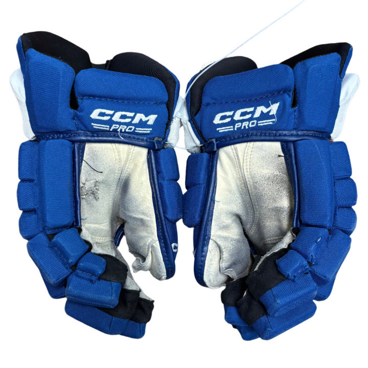 CCM Tacks HGTKXP - Pro Stock Hockey Gloves - Toronto Maple Leafs - Used