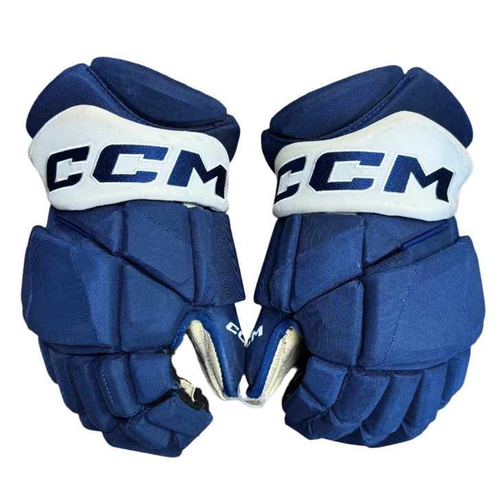 CCM Jetspeed FT1 Pro Stock Hockey Gloves - Toronto Maple Leafs - Used
