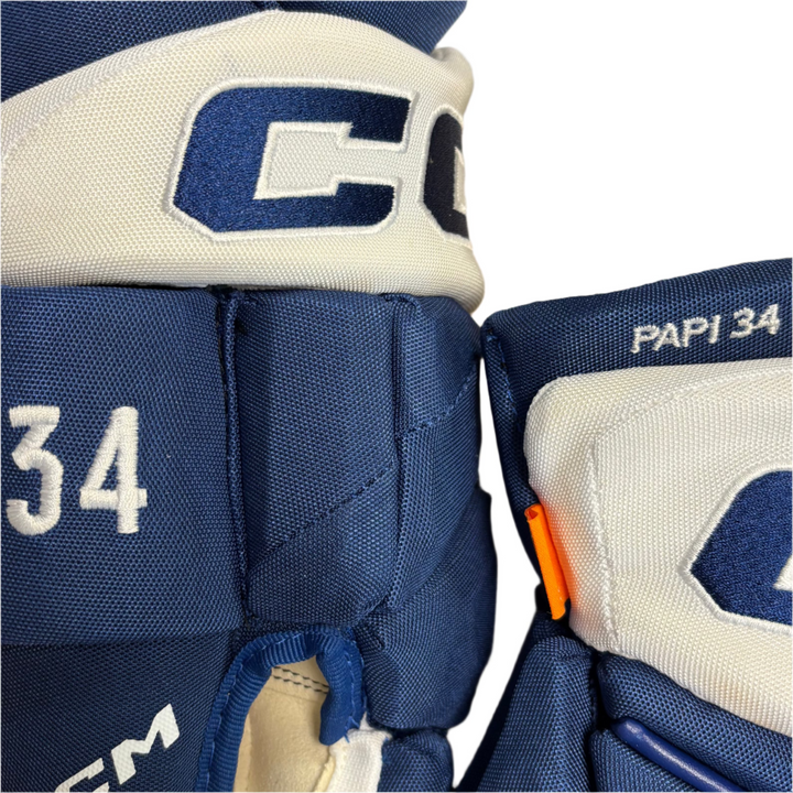 CCM Jetspeed FT1 - Toronto Maple Leafs - Pro Stock Hockey Glove - Auston Matthews - 2024/2025